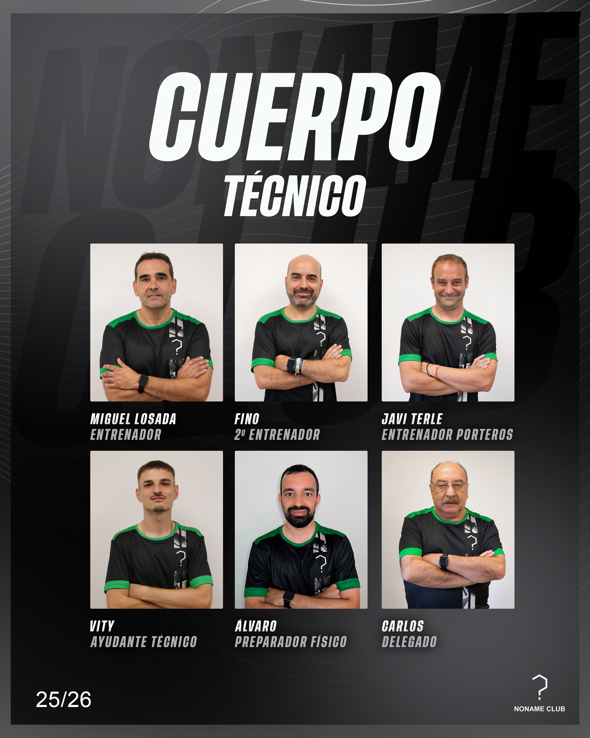 Losada presenta a su cuerpo técnico.