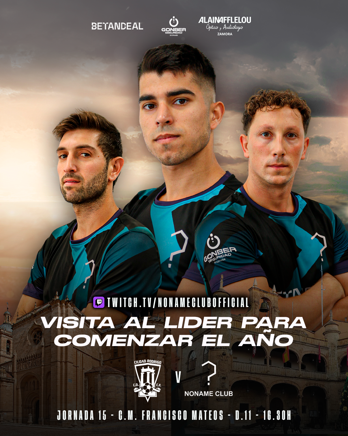 El Noname Club arranca 2026 con un exigente duelo en Ciudad Rodrigo