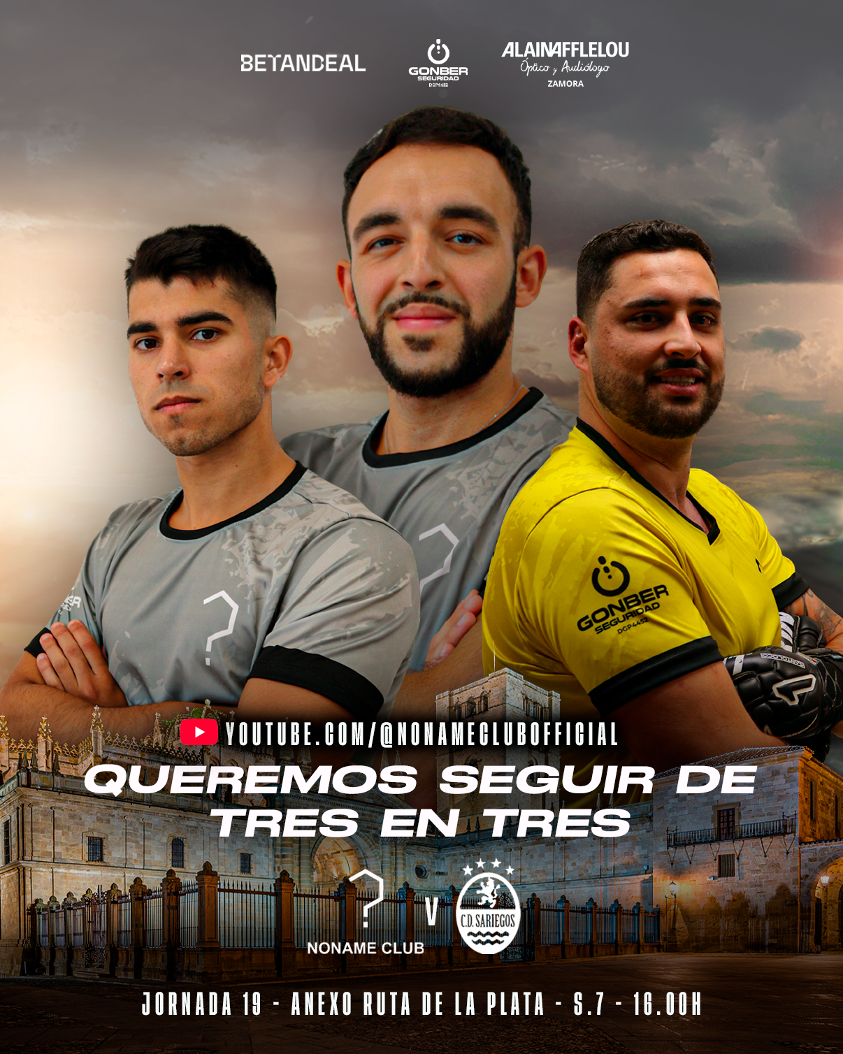 El Noname Club quiere alargar su racha ante el Sariegos en el Anexo del Ruta de la Plata